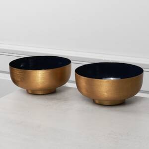 SKÅLAR, 2 st, metall, 2000-tal