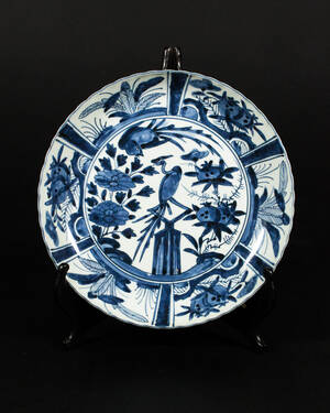 Skålfat, porslin, Kina, Kangxi