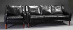 Dansk møbelproducent. Tre-pers. sofa samt lænestol 2