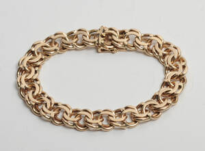 Bismarck armlænke af 8 kt. guld