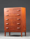 Kommode af teak, 1950erne, dansk møbeldesign