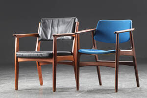 To armstole, 1950erne, dansk møbelproducent 2