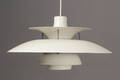 Poul Henningsen. PH5 pendel, hvid