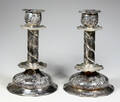 Ljusstakar, 1 par, silver, Stockholm, 1951