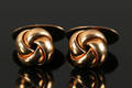 Par manchetknapper i guld 14 kt.