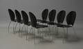 Hans Sandgren Jakobsen sæt på otte Pingo stole, Fredericia Furniture 8 