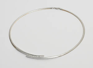 Halskæde med brillanter, ca. 0.56 ct