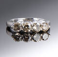 Brillantring i 14 kt. guld, prydet med brillanter ca. 1,27 ct.