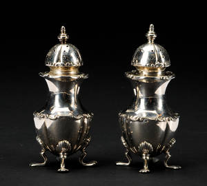 Par peberbøsser af sølv 2