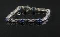 Safir og diamantarmbånd