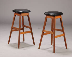 Dansk møbelproducent, barstole, teak 2