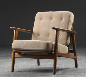 Hans J. Wegner. Getama lænestol model 233  Denne vare er sat til omsalg under nyt varenummer 4629935