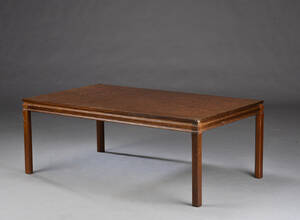 Sofabord med plade af kobber