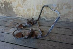 Förzinkade Stolpskor