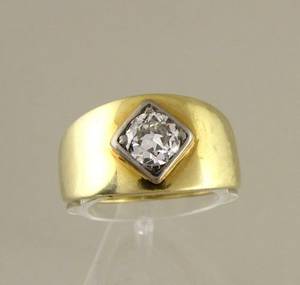 Ring med diamanter ca. 0.90 ct.
