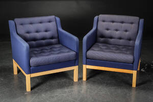 Erik Jørgensen. Par lænestole, model Ej-315-1. 2 Denne vare er sat til omsalg under nyt varenummer 4846876