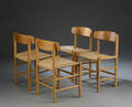 Børge Mogensen. Fire stole af eg, Folkestolen, model J-39 4