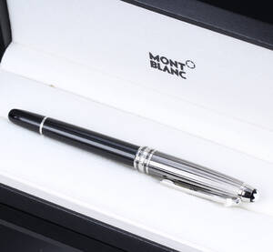 Montblanc Meisterstück. Platinbelagt kuglepen med etui