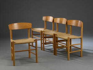 Børge Mogensen. Fire stole af eg, Folkestolen, model J-39 4