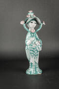 Bjørn Wiinblad 1918-2006. Figur af glaseret keramik