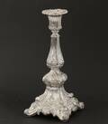 Ljusstake, silver, rokokostil, 1900-tal