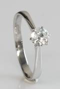 Solitairering, ca. 0.45 ct.