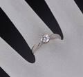 Solitairering i 14 kt. hvidguld, 0.25 ct.