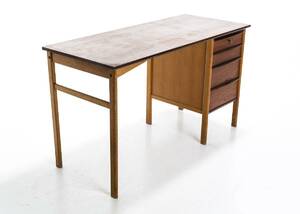SKRIVBORD, teak, 1900 - talets andra hälft