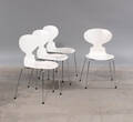 Arne Jacobsen. Fire Myren stole, model 3101 4 