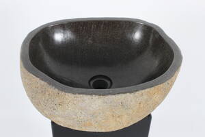 Unika vask af flodsten