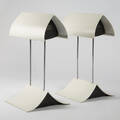 Artemide, Paar Tischleuchten, Modell Möwe, Metall 2