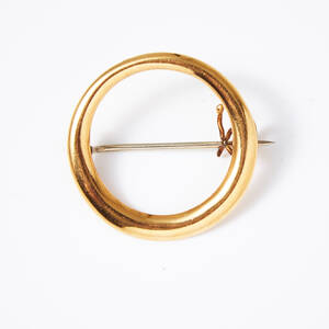 Brosch 18 k guld