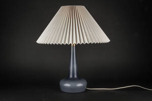 Holmegaard  Le Klint. Bordlampe af glas