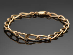 Armbånd af 14 kt guld