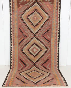 Matta, flatvävd, Harsin-kelim, 328x155 cm Denna vara har satts till omförsäljning under nytt varunummer4077307