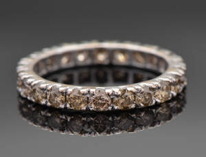 Alliancering af 8 kt. guld ca 1.78 ct.