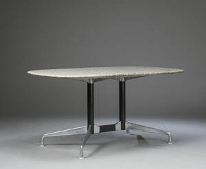 Charles Eames Segmented Table, med plade af granit 