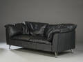 Møbelproducent. 2½ pers. sofa, sort læder Denne vare er sat til omsalg under nyt varenummer 4634350
