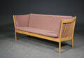 Erik Ole Jørgensen sofa, bøg og uld, Tarm Stole  Møbelfabrik