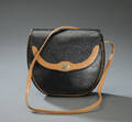 Christian Dior, vintage skuldertaske af læder