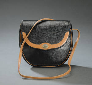 Christian Dior, vintage skuldertaske af læder