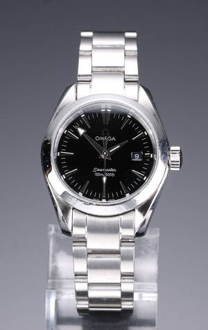 Omega Seamaster Aqua Terra. Dameur af stål