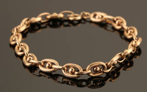 Armlænke, vintage af 18 kt guld. Denne vare er sat til omsalg under nyt varenummer 4252841