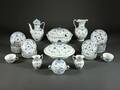 Royal Copenhagen, halvblonde musselmalet service, porcelæn 36