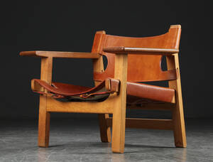 Børge Mogensen. Lænestol Den spanske stol, model 2226 