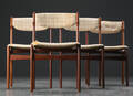 Fire spisestole, dansk møbelproducent, teak 4