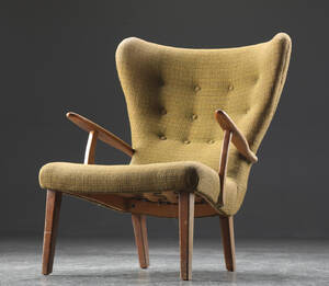 Madsen og Schubell. Lænestol, bøg, 1950erne 