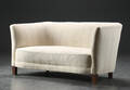 Bananformet to-pers. sofa, 1940erne