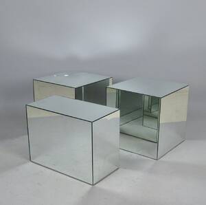 Set verspiegelte Kuben  Mirror Cubes 3