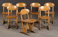 Benze 7 Stühle für Kinder  Schulstühle der 196070er Jahre. 7 